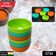 Six white soup bowls ideal for serving soup and snacks in daily use
