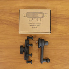 Detailed closeup of car air vent phone holder's secure grip and build quality