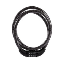 Safora multi-purpose bicycle cable lock with 4-dial combination.