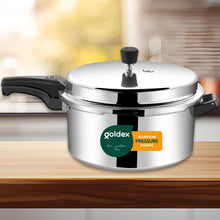 Aluminium Classic Goldex Pressure Cookers With Outer Lid (12 Litres / 5-Year warranty,  ISI Number :- 2347, BIS Number :- CM/L -7600164310