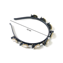 Party wear crystal hairband with embellishments