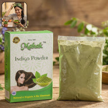 Glow facial herbal kit showcasing natural products including indigo powder