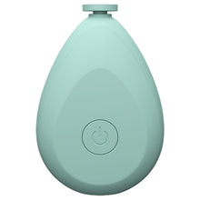 A parent gently using the quiet Baby Electric Nail Trimmer on an infant's tiny fingers.