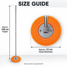 Spin Mop with Microfiber Head – Easy & Efficient Floor Cleaning