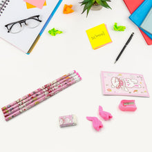 Arrive Kit kids' stationery set with wooden pencils and sharpener.