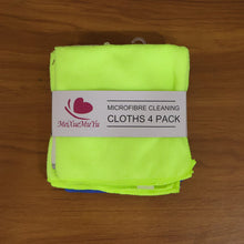 Microfiber cloths used for cleaning surfaces