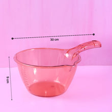 Transparent multipurpose plastic kitchen bowls for washing and straining