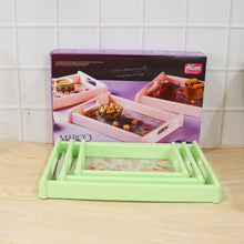 Stylish floral printed serving tray for everyday use
