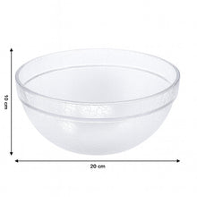 Textured plastic mixing bowl designed for stable idli batter preparation