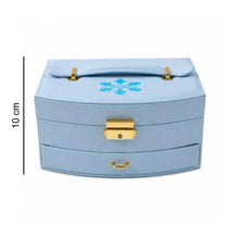 Jewelry box with drawer detail and layered compartments in India