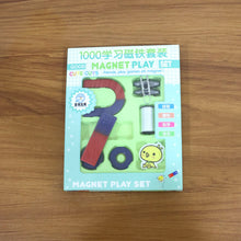 Educational magnetic toy set pieces suitable for kids learning activities