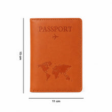 Durable PU leather travel passport holder designed for frequent travelers