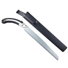 Sharp teeth of the hand pruning saw designed for efficient wood cutting.