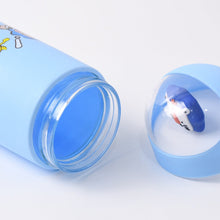 Double Wall Cartoon Glass Water Bottle 350Ml (1 Pc)