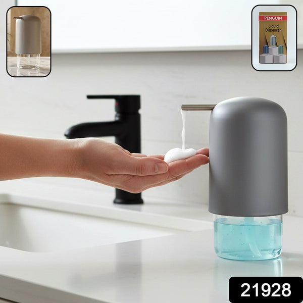 Cute penguin shaped soap dispenser suitable for bathroom
