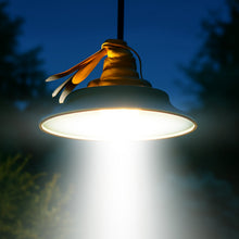 Ambient and mood lighting from rechargeable hanging LED light
