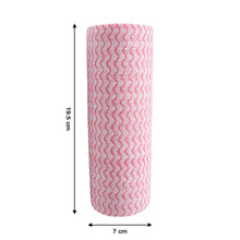 Pack of reusable kitchen cleaning cloth roll sheets