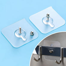 Self-stick wall hook on metal surface supporting heavy items