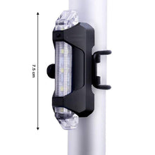 Waterproof USB rechargeable bicycle light enduring splashes highlights durability.