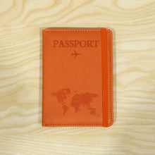 Travel passport wallet product image in premium PU leather