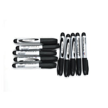 InkGlow Permanent Black Markers ready for school and office tasks.