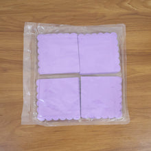 Lilac Scalloped Disposable Paper Napkin (23 x 23 cm / 120 Pc)