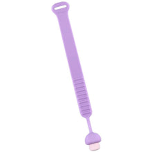 The 'Silicone Seat Helper' for hands-free toilet seat lifting.