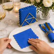 Royal Scalloped Paper Napkins – Soft 120 Pc Disposable Set