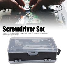 Precision screwdriver kit tools laid out for easy electronics repair