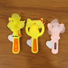 Lightweight handheld cartoon fan toy for travel and school