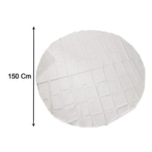 Multipurpose white round table mat, stylish and protective