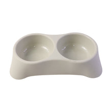 Pet food and water bowl set in assorted colors