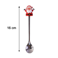 Size guide for cartoon spoon set, stainless steel finish
