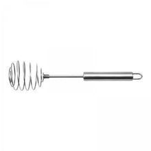 Egg beater whisk in white background for kitchen tasks