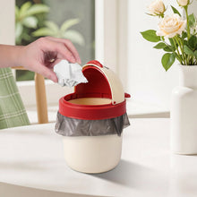 Home use portable mini trash can with chick design