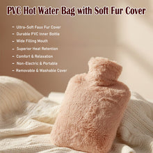 PVC hot water bag for winter warmth and pain comfort