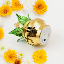 Eco-friendly LED Kalash with a shimmering gold finish, ideal for Diwali decoration.