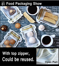 Detailed view of the durable and leakproof 150ml food storage pouch.