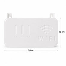Size guide for wall mount WiFi router holder