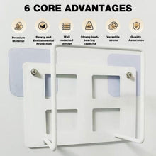 WiFi router wall mount bracket holder stand with open frame design