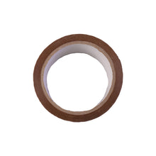 Brown cello tape roll with white background