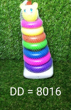 Teddy bear-shaped stacking rings, a fun and engaging toddler educational toy.