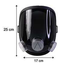 Size guide for full face safety mask