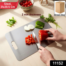 Durable steel kitchen cutting board