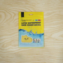 A yellow and blue package for 