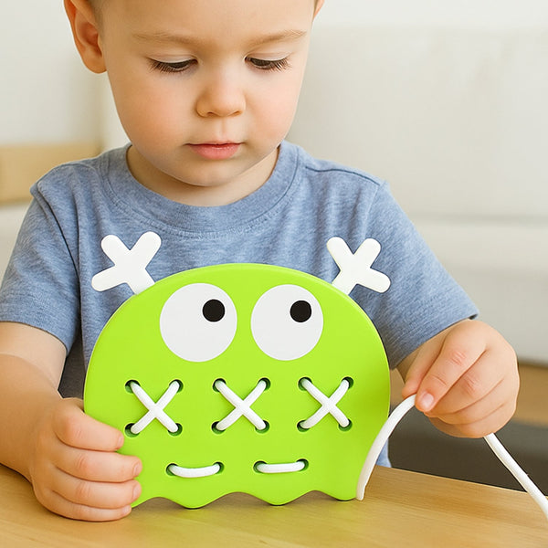 Colorful Stitch Mee Kids Puzzle Toy with interlocking pieces for creative play.
