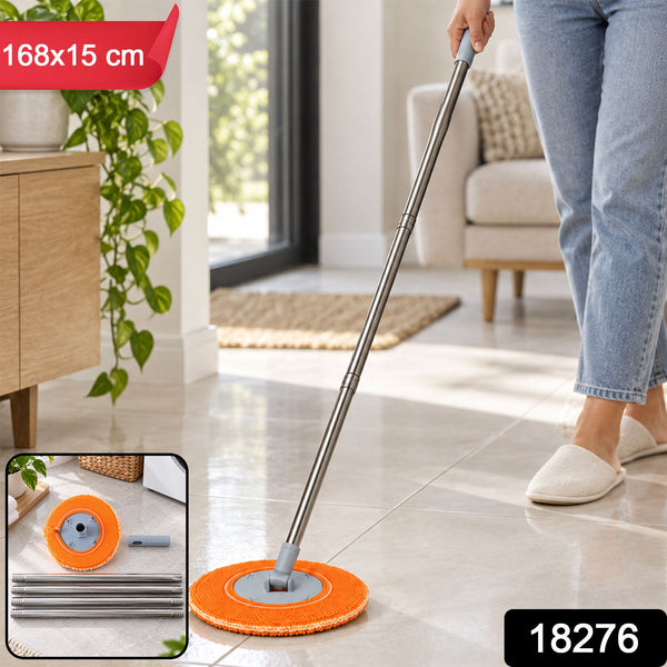 Spin Mop with Microfiber Head – Easy & Efficient Floor Cleaning