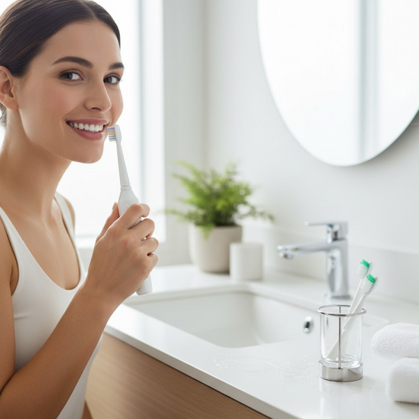 Replaceable brush head of the Electric Toothbrush, ensuring optimal hygiene.
