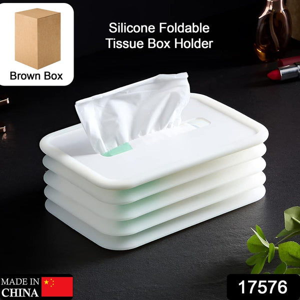 Simple Silicone Tissue Holder – Cube/Cylinder Tissue Box for Bathroom, Office