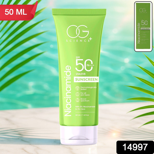 Niacinamide Sun Lotion SPF 50 PA+++ supporting skin brightening and hydration